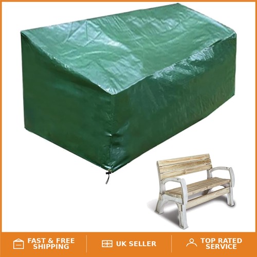Green garden bench cover - bench,