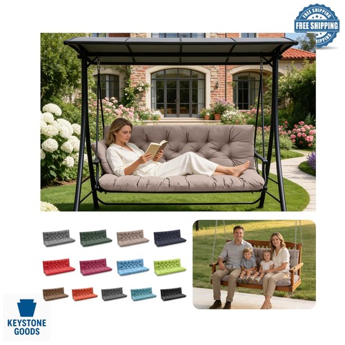 Outdoor porch swing cushions - porch,